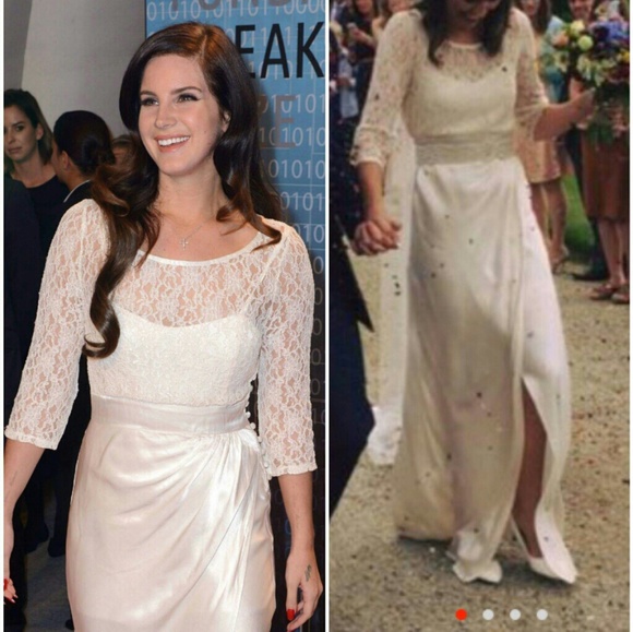 Stunning Lana Del Rey red carpet gown - Picture 4 of 7